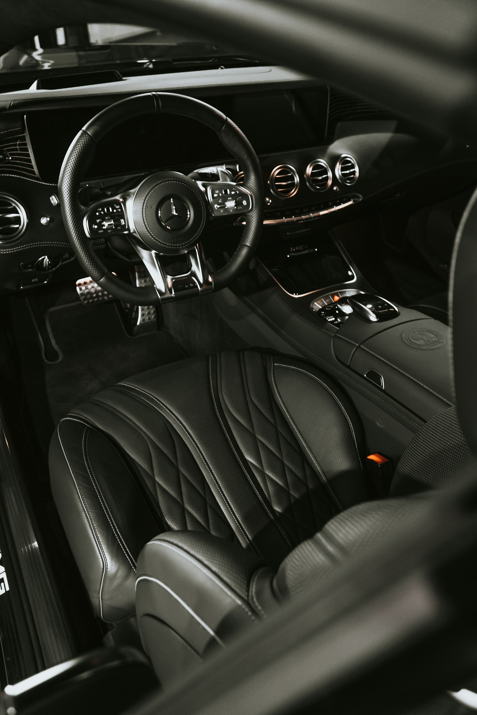 Sorgfältig gepflegtes Fahrzeug-Interieur